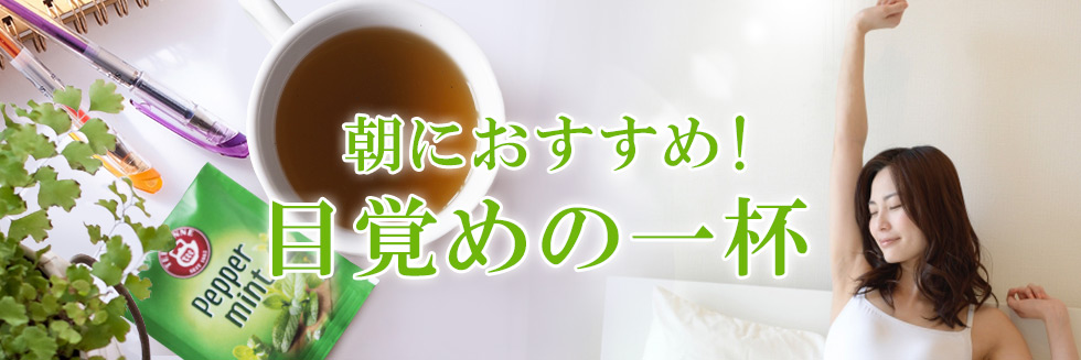 朝 目覚めの一杯 おすすめのお茶